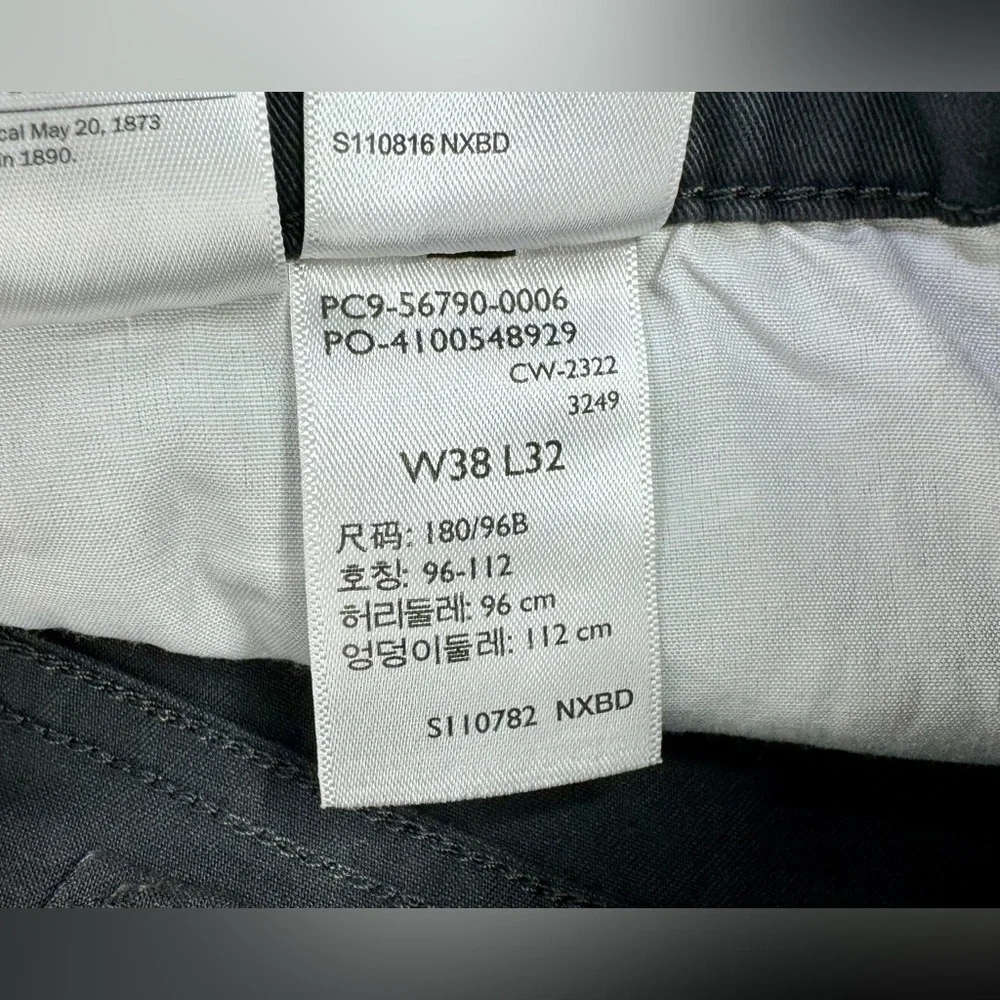 DOCKERS All Seasons Tech Straight Fit Jean Cut Pant Men's Sz 38x32 Heather Gray - Picture 8 of 13